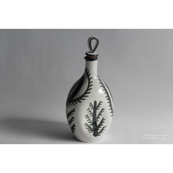 Bouteille c�ramique Lucette Hafner Pi�ce unique Suisse