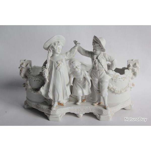 Jardini�re Porcelaine biscuit Enfants