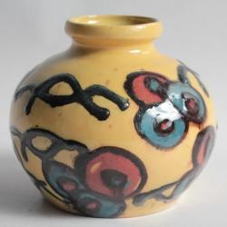 Vase terre vernissée SISPA Emile SIMONOD Savoie