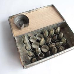 Ancienne Boîte douilles pâtisserie pâtisserie cuisine