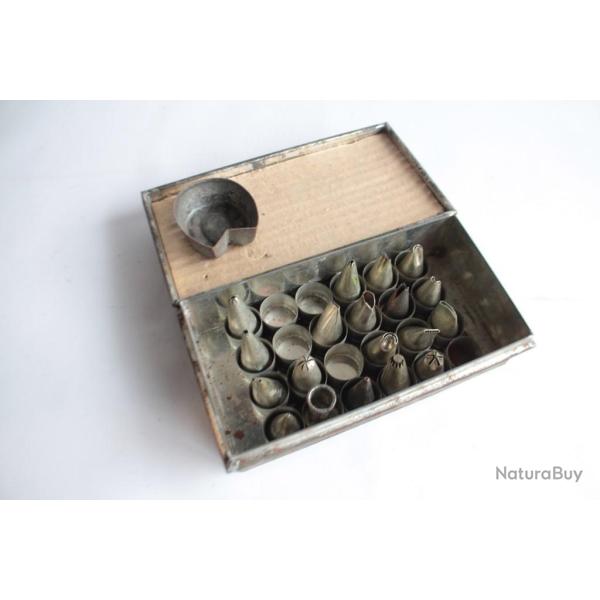 Ancienne Bo�te douilles p�tisserie p�tisserie cuisine