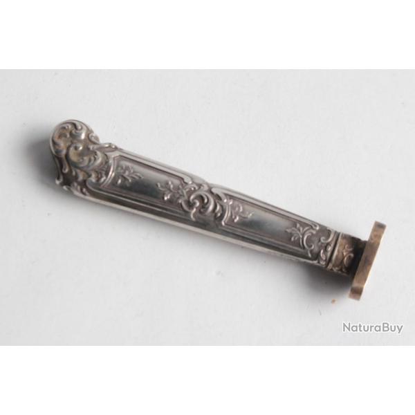 Sceau cachet argent massif