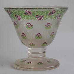 Coupe cristal &eacute;maill&eacute; Tch&egrave;que Haida Steinsch&ouml;nau