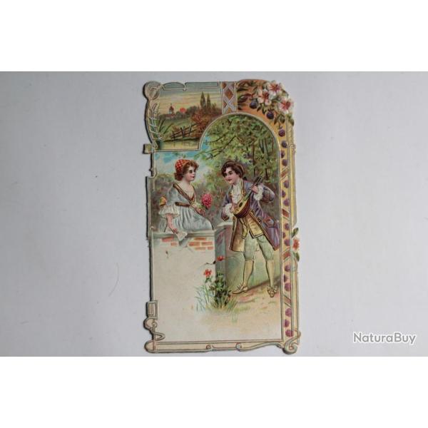 Chromo publicitaire Chocolat Poulain Soie