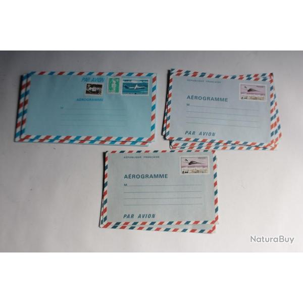 Lot 9 enveloppes a�rogramme Concorde et ATR 72 avion