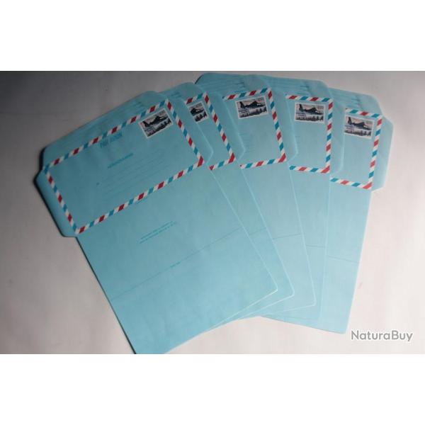 Lot 5 enveloppes a�rogramme dauphin 2