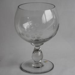 Coupe cristal taillé Vignes Roumanie