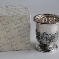 Pot pourri métal argenté Delli