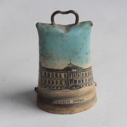 Ancienne cloche peint paysage Souvenir Musée Gotha Suisse