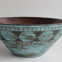 Coupe &agrave; fruits c&eacute;ramique Alain MAUNIER Vallauris