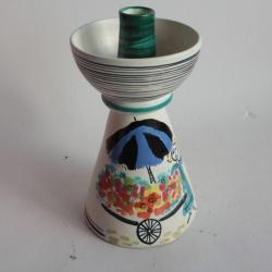 Bougeoir c&eacute;ramique Francis Neveux Vallauris