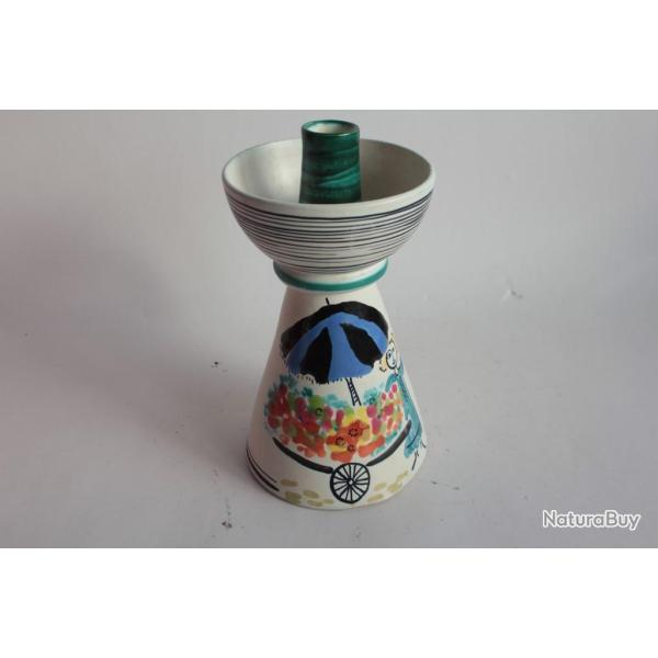 Bougeoir c�ramique Francis Neveux Vallauris