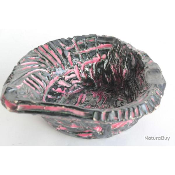 Coupe cendrier c�ramique J�r�me MASSIER Pi�ce unique Forme libre