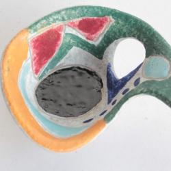 Vide poche c&eacute;ramique Jacques SAGAN Vallauris