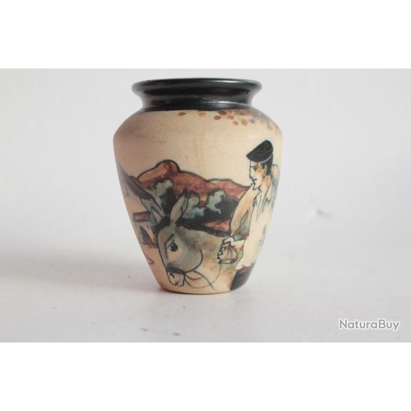 Petit vase gr�s Basque Ciboure H. Moreau