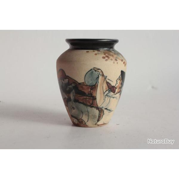 Petit vase gr�s Basque Ciboure H. Moreau