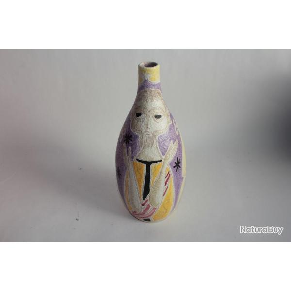 Vase c�ramique �maill�e Marcello FANTONI Italie