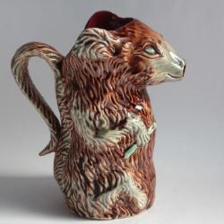 Pichet barbotine écureuil Poët-Laval