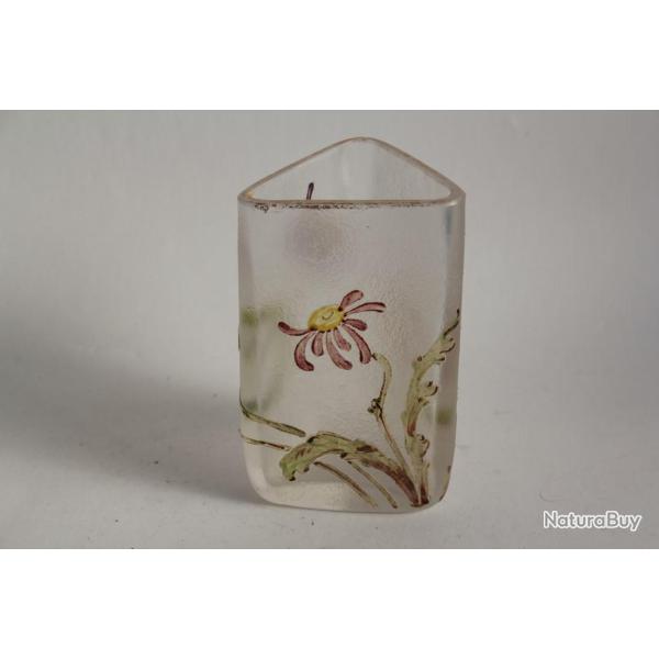 Vase �maill� Legras Montjoye Art nouveau verrerie