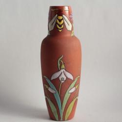 Vase Longchamp céramique émaillée Art nouveau