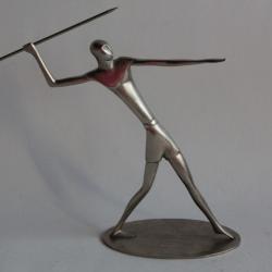 Karl HAGENAUER Bronze Viennois Lanceur de Javelot WHW Autriche