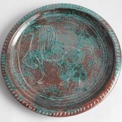 Assiette céramique Yvon ROY Atelier Montgolfier Durtal