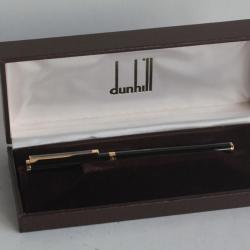 DUNHILL Stylo Plume Gemline Laque noire plume or