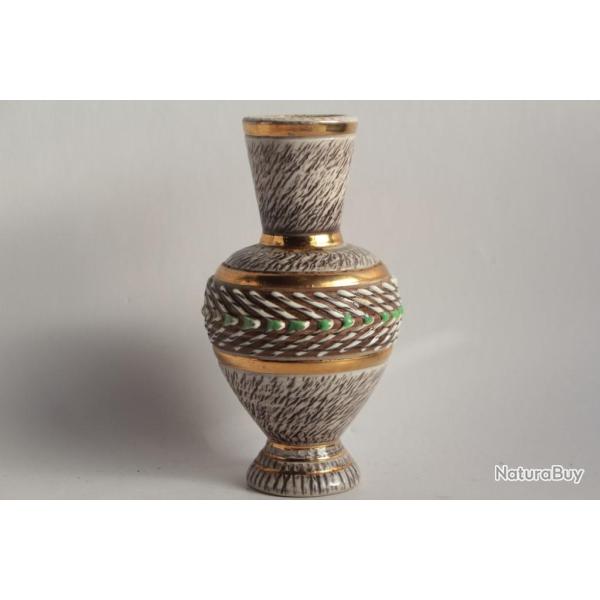 Vase c�ramique �maill�e Lucien BRISDOUX