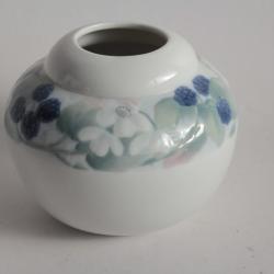 Vase porcelaine Fleurs Metzler & Ortloff Ilmenau Allemagne