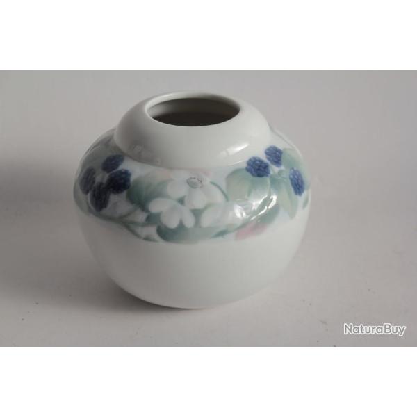 Vase porcelaine Fleurs Metzler & Ortloff Ilmenau Allemagne