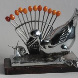 Benjamin RABIER Porte-piques à escargot Canard