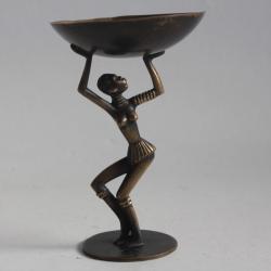 Richard ROHAC Bronze Viennois Femme Africaine Autriche