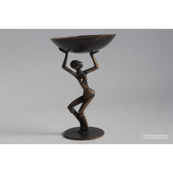 Richard ROHAC Bronze Viennois Femme Africaine Autriche