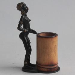 Richard ROHAC Bronze Viennois Femme africaine Autriche