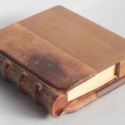 Bloc notes de bureau Livre bois Arte Medici