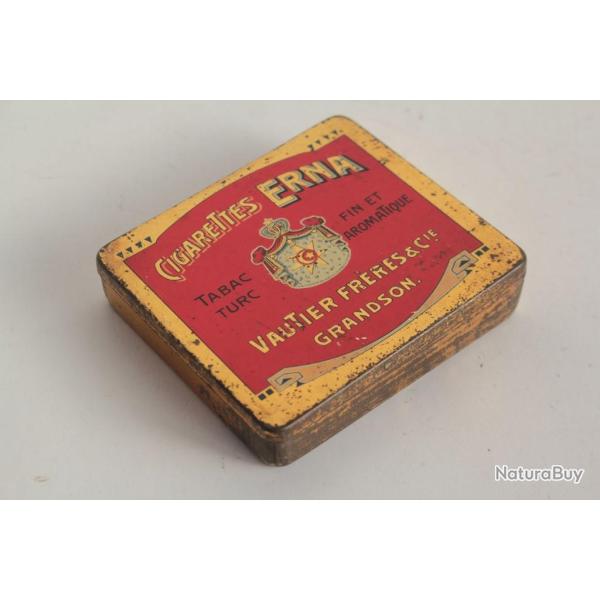 Bote  Cigarettes tle Erna Vautier Frres Cie Tabac Turc