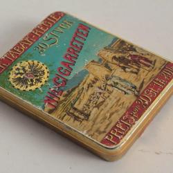 Boîte à Cigarettes tôle K.K. Tabak-Regie Nil Cigarretten Autriche