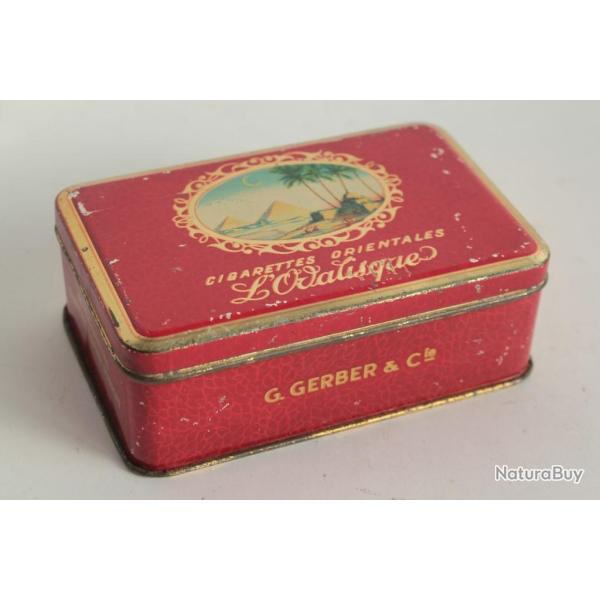 Bote  Cigarettes tle Cigarettes orientales L'Odalisque G. Gerber & Co