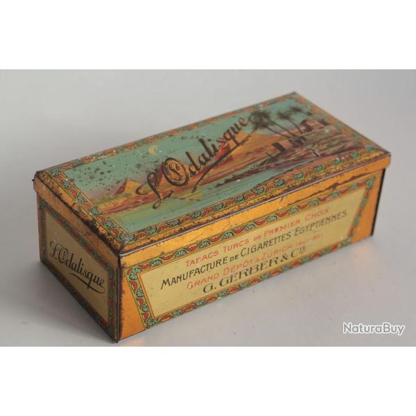 Bote  Cigarettes tle L'Odalisque G. Gerber