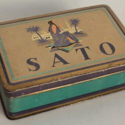 Boîte à Cigarettes tôle SATO Charles LOUPOT