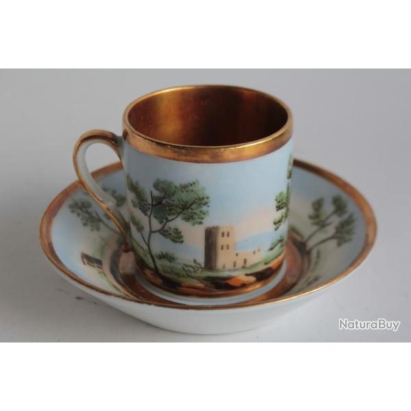 Tasse porcelaine litron Empire