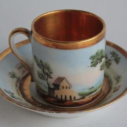 Tasse porcelaine litron Empire