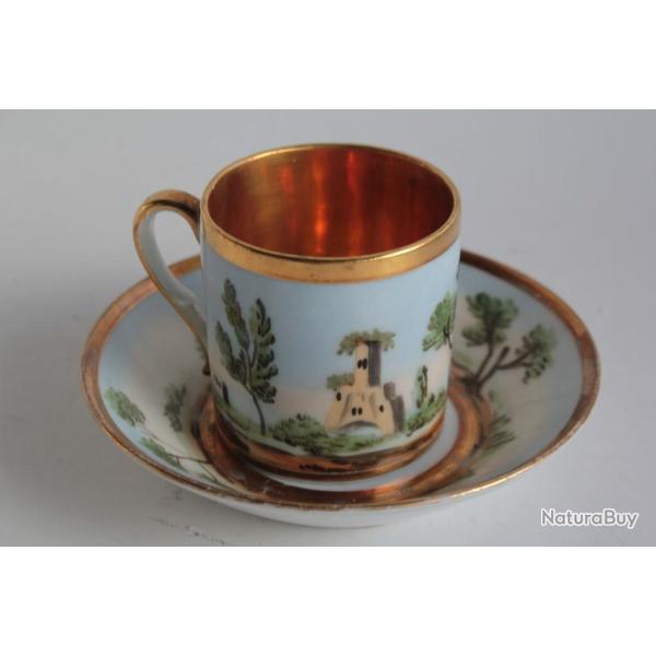 Tasse porcelaine litron Empire