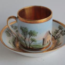 Tasse porcelaine litron Empire