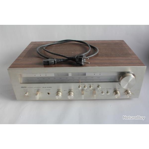 Ampli Receiver tuner Akai AA-1150 AM/FM Stereo 50W Vintage fonctionne