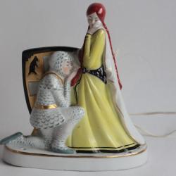 Veilleuse porcelaine Paris Chevalier