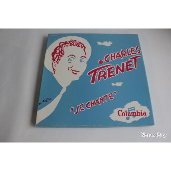 Vinyle coffret 33T Charles Trenet Je chante 162-16044/5/6/7