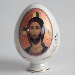 OEuf Russe porcelaine Jésus Christ