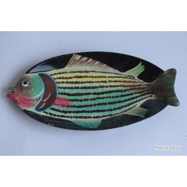 Vide poche papier m�ch� laqu� Poisson