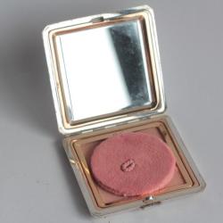 Poudrier argent vermeil Portugal